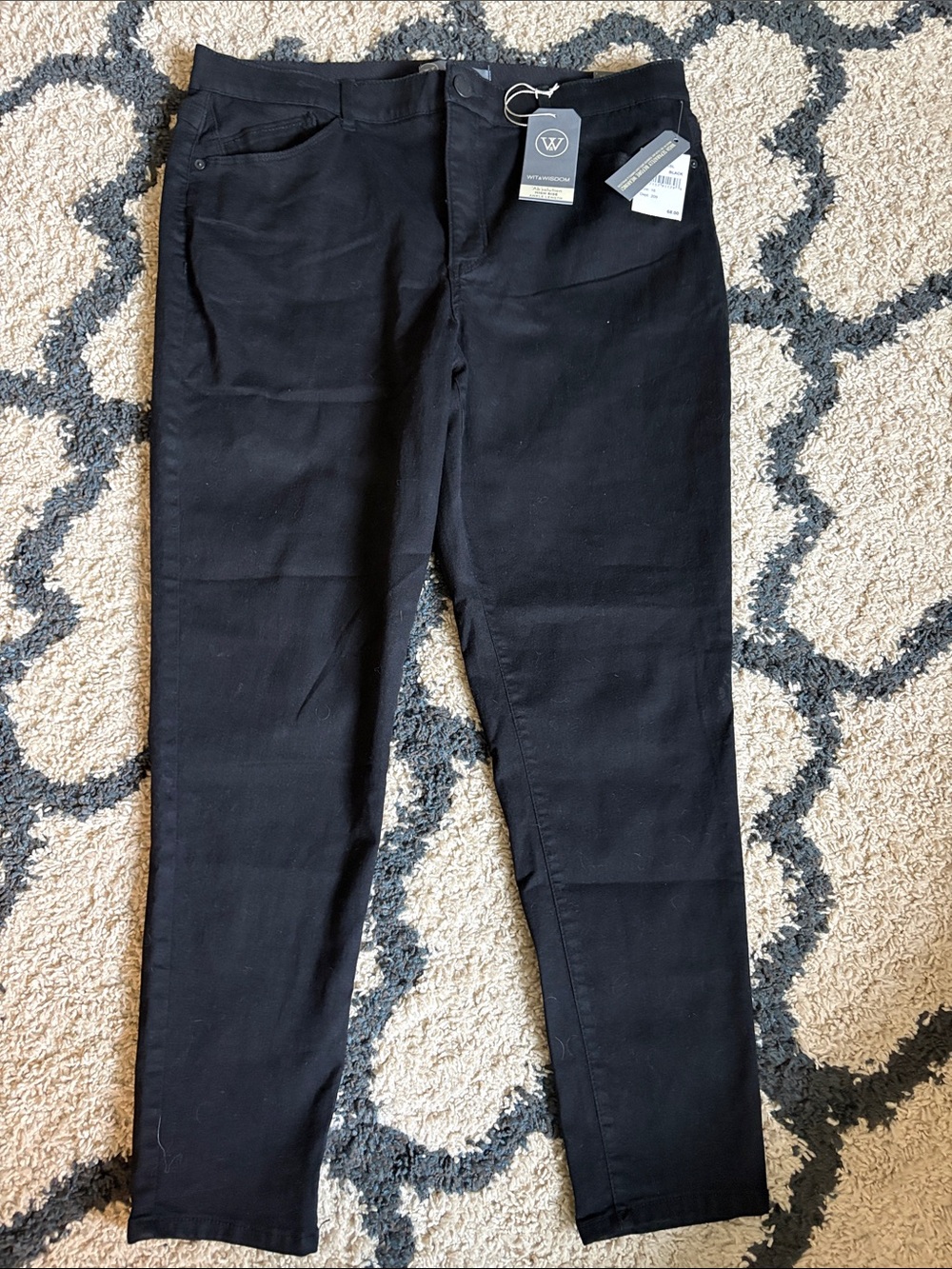 Wit & Wisdom Ab-Solution Black Ankle Pants